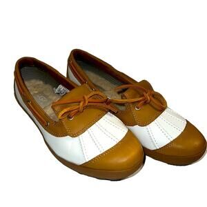 UGG Women's Tan and White Shoes